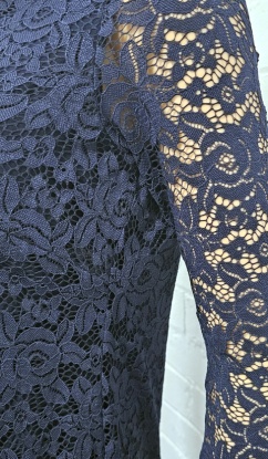 Anonymous Navy Lace Dress